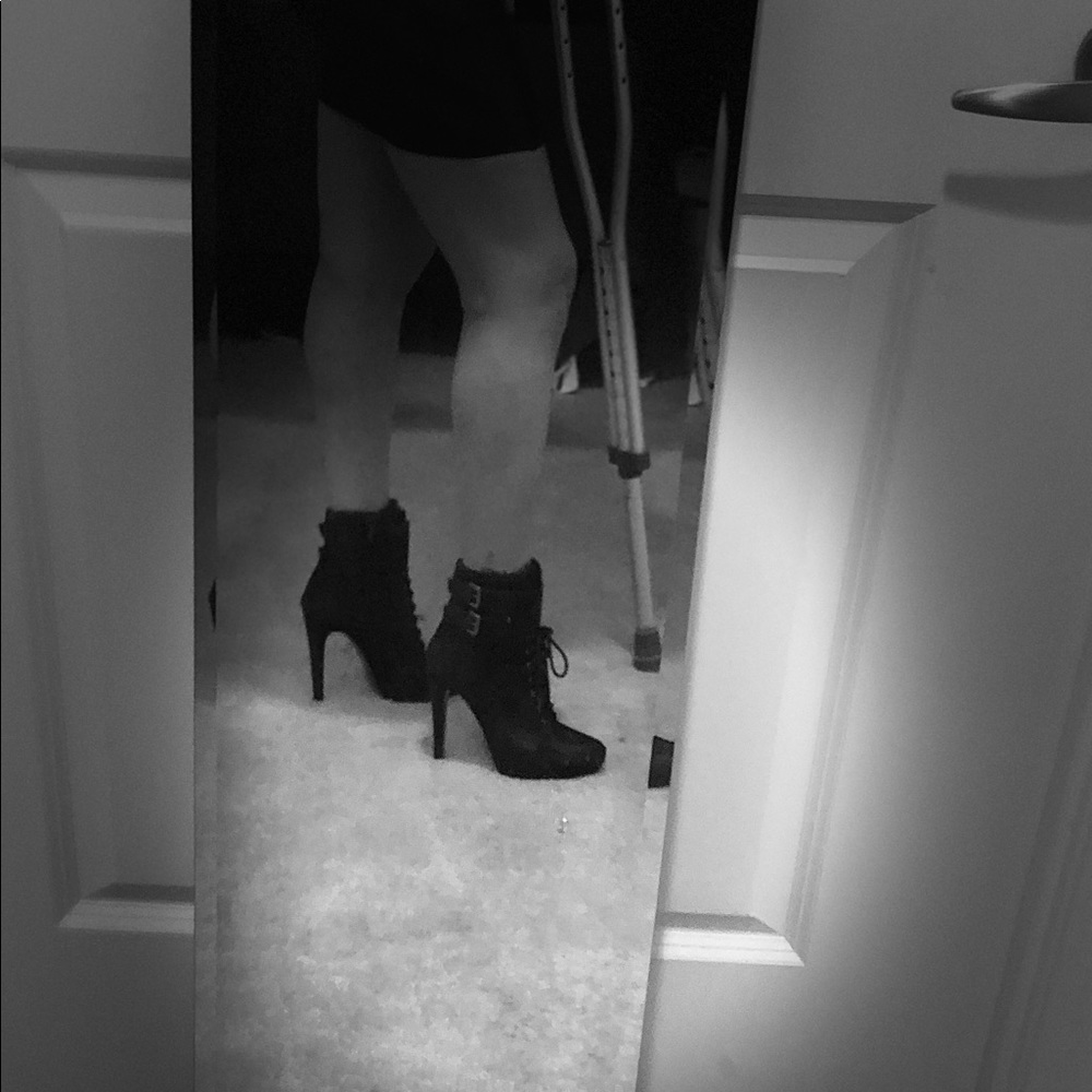 Express high heel boots